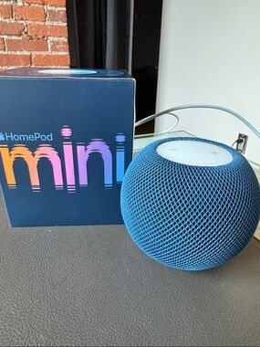 Apple HomePod mini - Blue Mesh Smart Speaker